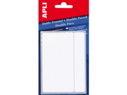 Doble Etiqueta Frontal APLI (Blanco - 53 X 82 mm)