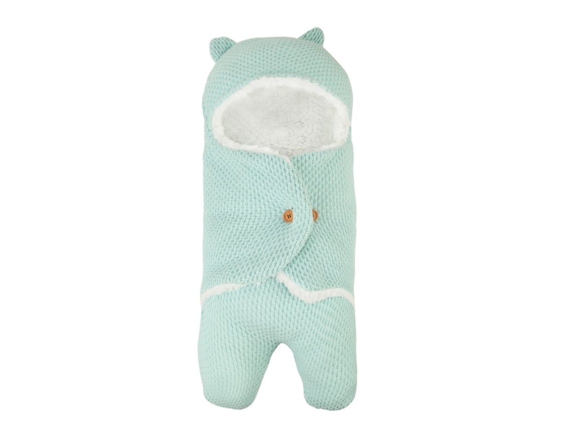 Saco de dormir de invierno Yunzii con capucha y manta gruesa resistente al viento