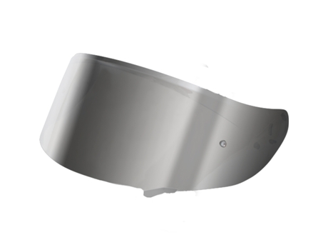 Visera de casco de moto cromada IXS