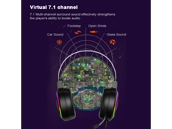 Auriculares Estéreo 7.1 Para Juegos Con Micrófono Y Diadema Ajustable Para Pc Y Portátiles.
