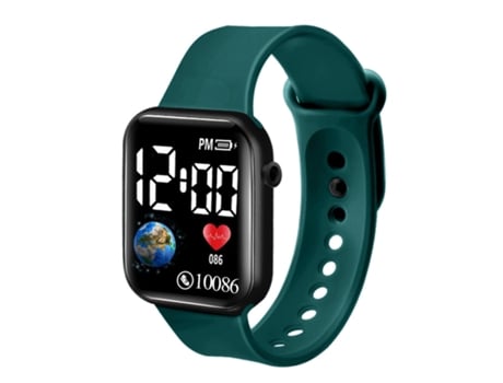 Smartwatch CO-Phénix Bluetooth con correa de watch de silicona dorada Z2Plus