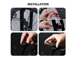 Ciclocomputador Inalámbrico Con Pantalla Grande, 18 Funciones, Resistente Al Agua, Cálculo De Calorías Y Grasas, Retroiluminación El.