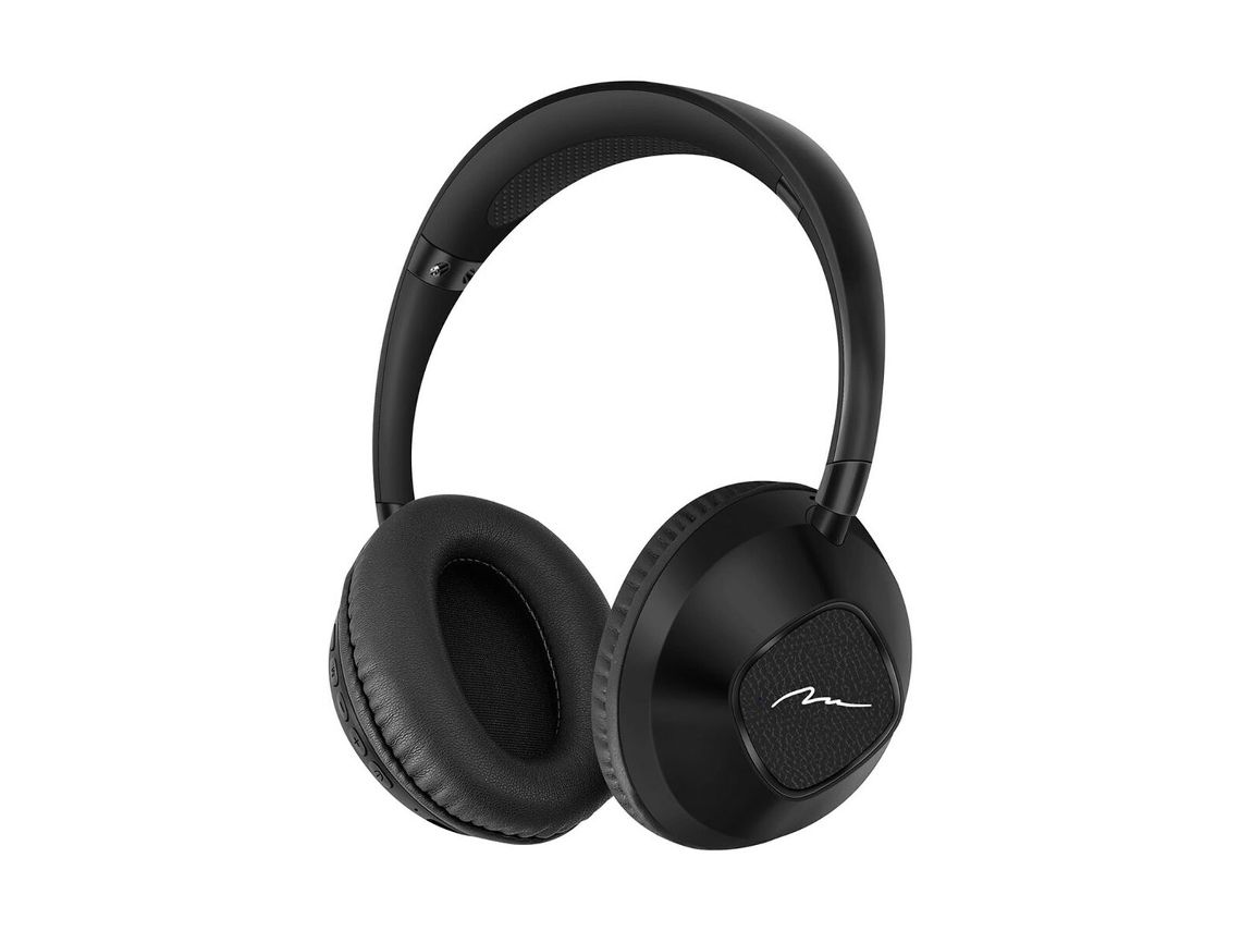 Auriculares con Micrófono MEDIA TECH MT3610 (Negro - USB-C - Bluetooth 5.3)