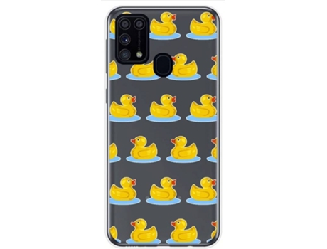 Carcasa Samsung Galaxy M31 TUMUNDOSMARTPHONE Dibujos Transparente Multicolor