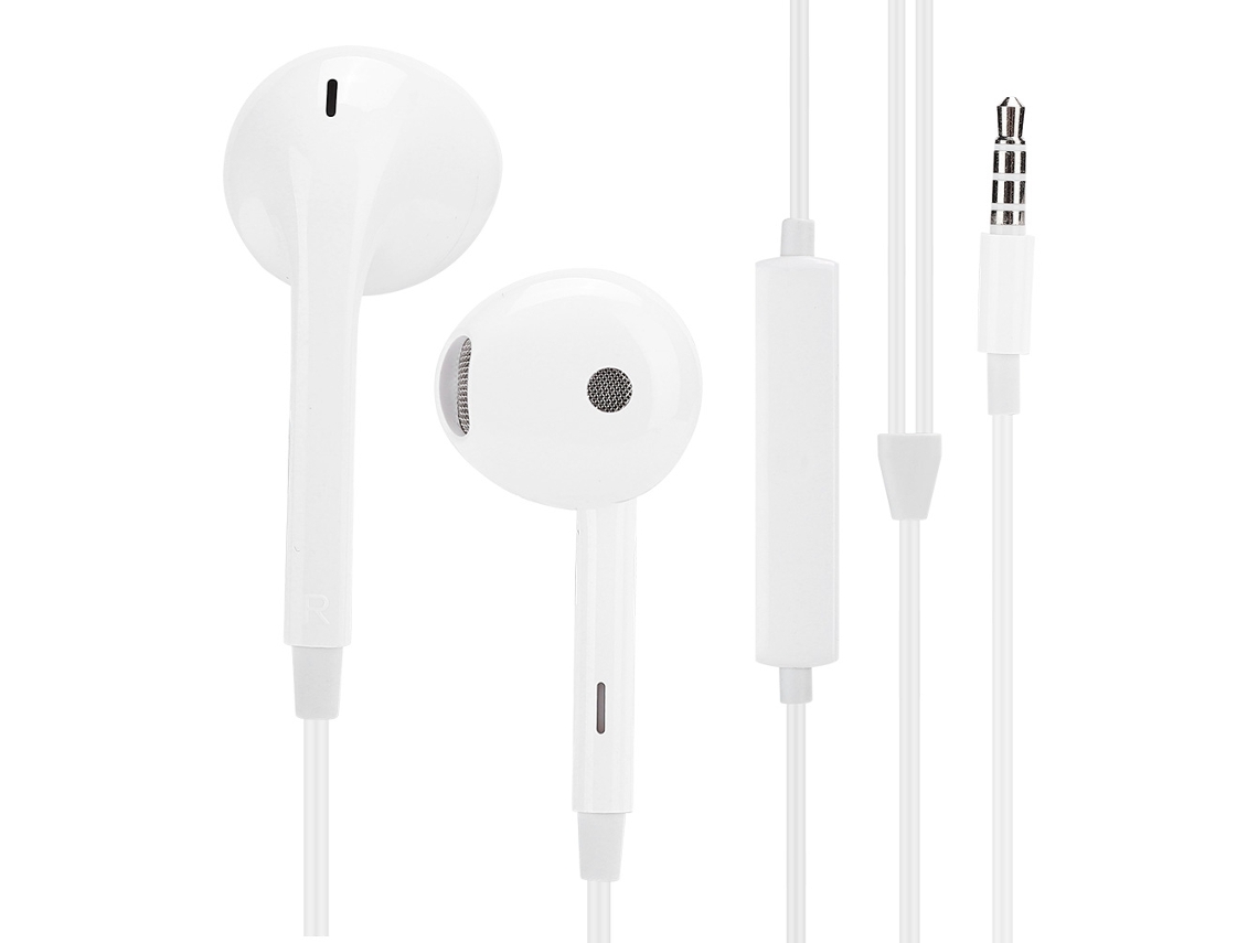 Auriculares Estéreo Cableados Semi-intrauditivos De 3.5mm Para Teléfonos Móviles, Tabletas Y Computadoras