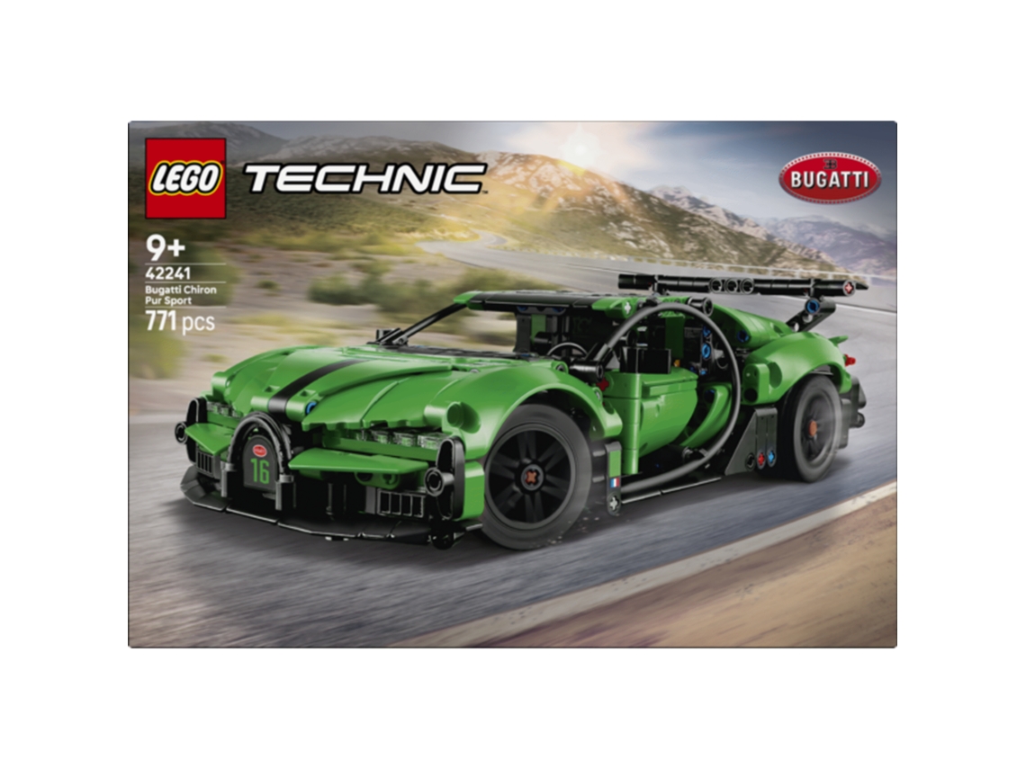Lego Technic - Hipercoche Verde Bugatti Chiron Pur Sport - 42241