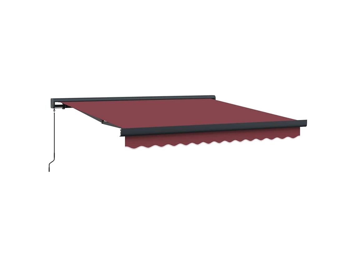 Maison Exclusive - Toldo Retráctil Manual Burdeos 300x250 Cm