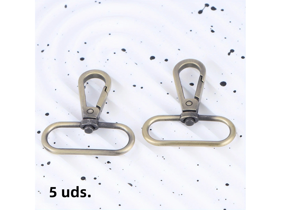 5 Anillos Ovalados Lobster Buckle Garra Spinner Hebilla, Adecuado Para Correa, Push Buckle, Lobster Buckle Hook, Spinner Buckle