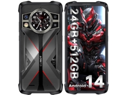 Smartphone CUBOT Kingkong 9 con 24 GB de RAM, 512 GB de ROM, pantalla de 6,58 pulgadas, frecuencia de actualización de 120 Hz, cámara de 100 MP, batería de 10600 mAh, clasificación IP68/IP69K, NFC, Android 14.
