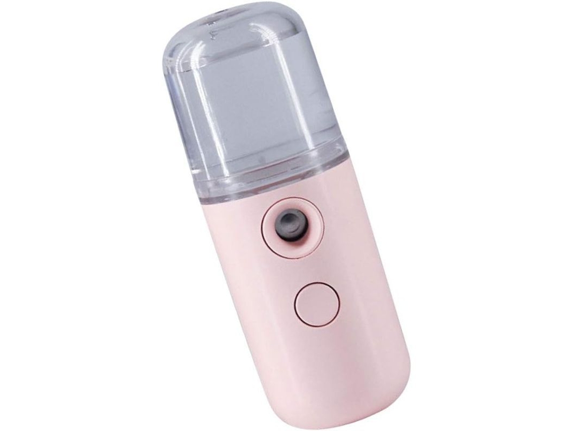 Spray Facial 30ml Mister Hidratante Portátil Atomizador Usb Pele Facial Leve Rosa Claro