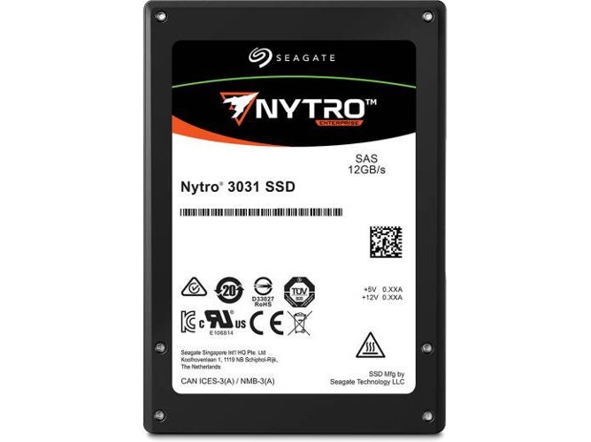 Disco SSD Interno SEAGATE Nytro 3531 (200 GB - 1100 MB/s)