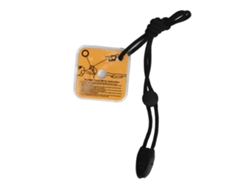 Espejo de señalización para exteriores con silbato, reflector de supervivencia multifuncional con cordón para actividades al aire libre.