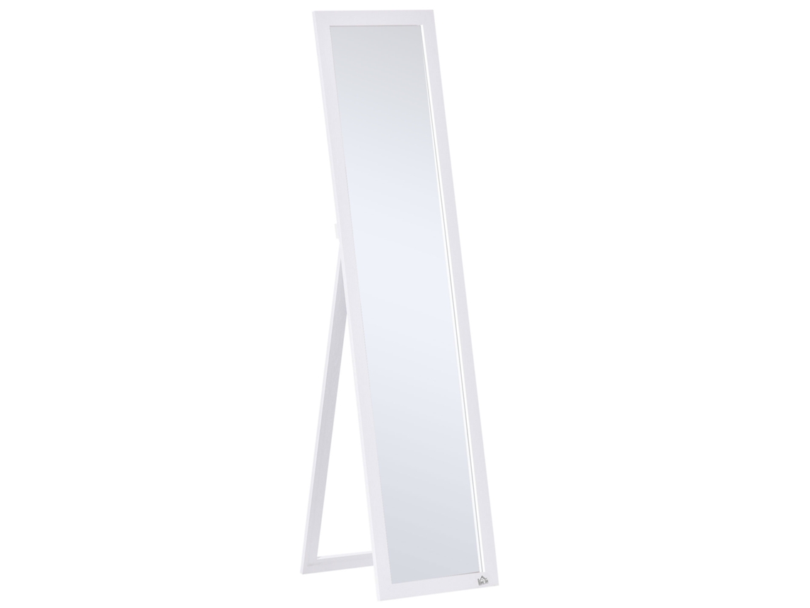 Espejo De Cuerpo Entero O Espejo De Pared Para Pasillo O Dormitorio, 37x37x154cm, Blanco.