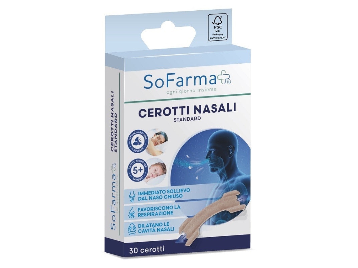 Cerotto Nasale Classico 30 Pezzi Sofarmapiu Sofarmapiu