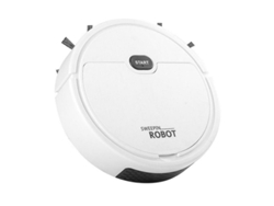 2026-robot Limpiador Inteligente 3 En 1 Aspiradora Barredora Mop Inalámbrico Succión Fuerte Batería 1200mah Blanco