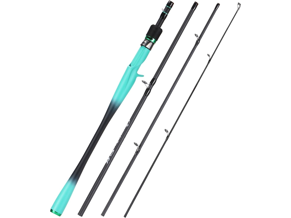 Caña De Pescar Ultraligera Para Spinning Y Casting, 1,8/2,1 M, 4 Secciones, Carbono, Potencia Máxima Freno ...