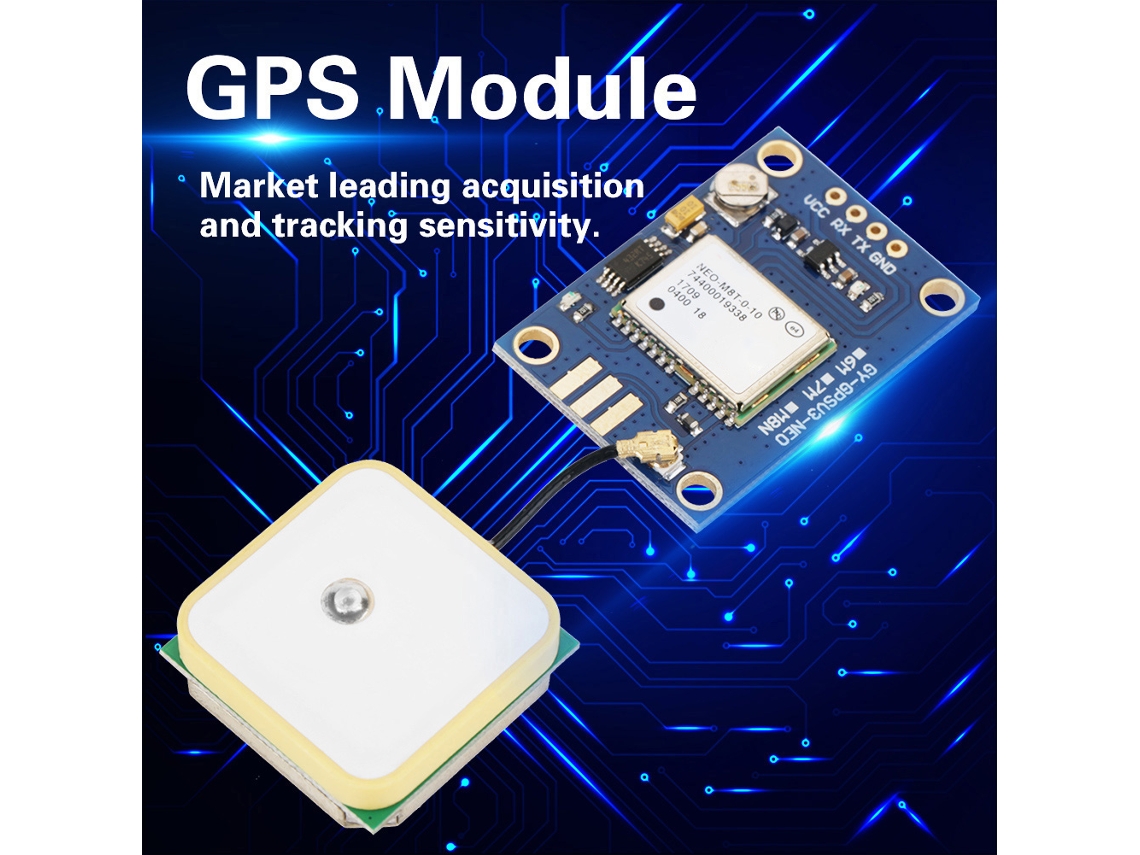Módulo de antena GPS GNSS Glonass Gy Gpsv3 M8t Neo M8t
