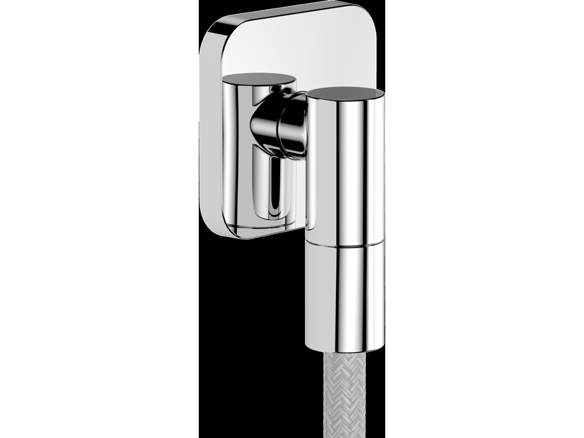 Conexión de pared Fixfit Fine Q con seccionador, 28884000, color cromo Hansgrohe
