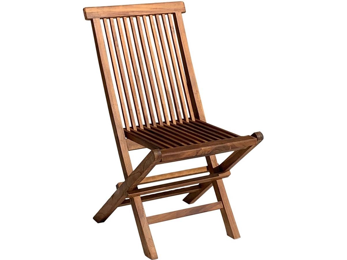 Sillas BENEFFITO Salento (Castaño - Madera Teca - 45 x 40 x 90 cm)