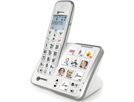 Teléfono Fijo GEEMARC Amplidect 295 Blanco