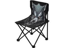 Silla de camping Alipis de tela y patas, plegable, portátil, ligera, ideal para acampar.