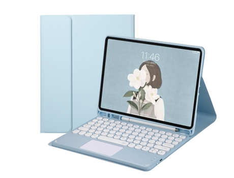 Carcasa Flip Cover y Teclado Bluetooth YIMGOTTA para iPad Pro12.9(2022/2021/2020/2018)