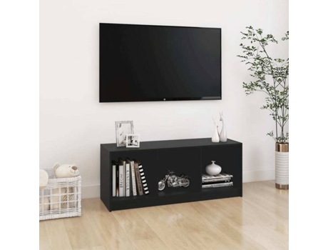 Mueble para la televisión VIDAXL Negro Madera (104x33x41 cm)