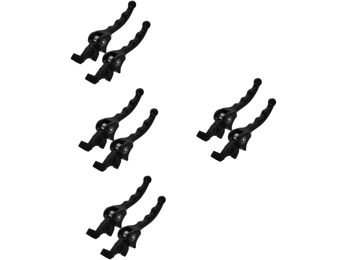 Juego de 4 palancas ergonómicas de freno y embrague para manillares de ATV, de fácil instalación y con un diseño elegante.