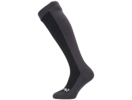Calcetines SEALSKINZ Calcetine Ta Rodilla Clima Calido Gri Negro