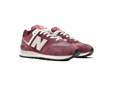 Zapatillas de Niño NEW BALANCE Granate Gris Piel Rojo (44)