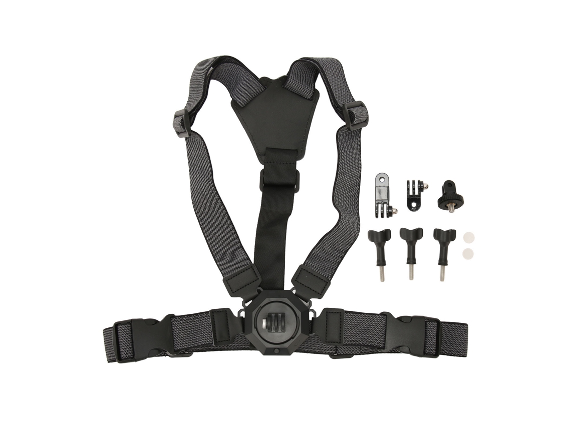 Correa Pectoral Universal Ajustable Para Cámaras De Acción Con Abs Y Nailon Elástico.