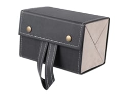 Estuche Portátil De Pu Para Guardar Gafas De Sol Con Múltiples Compartimentos Y Soporte Para Joyas.