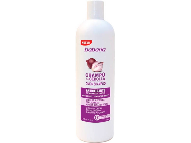 Champú BABARIA de Cebolla Antioxidante (600ml)