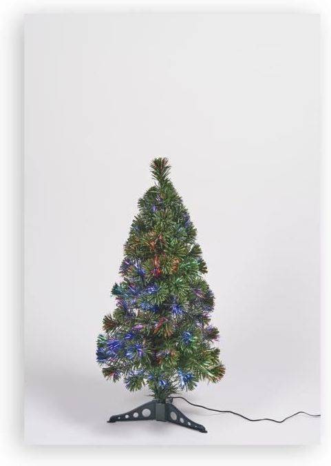 De Navidad H 80 cm fibra multicolor verde