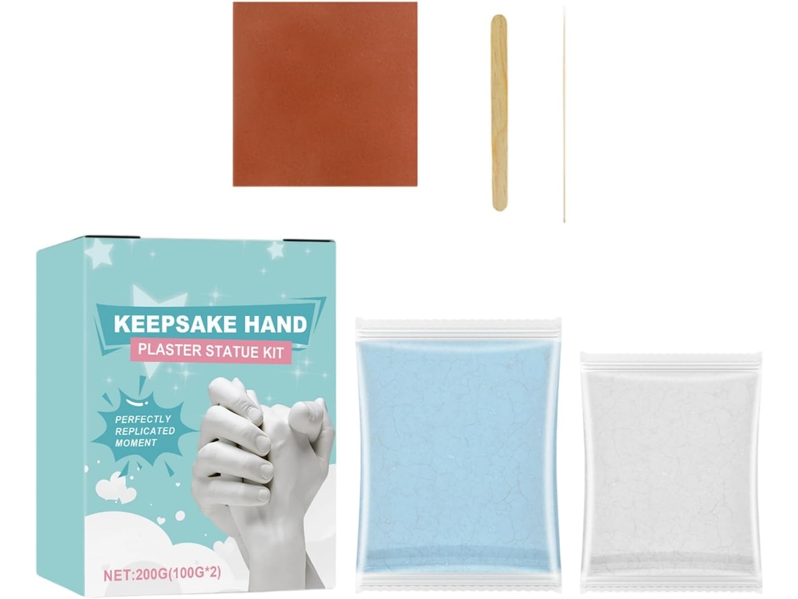Kit Para Moldagem Manual - Presentes Personalizados - Gesso Em Pó - Moldagem