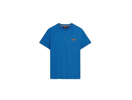 Camiseta de Hombre SUPERDRY Algodón Azul (S)