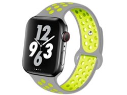 Correa deportiva para Apple Watch Ultra 3 gris/verde Gift4me