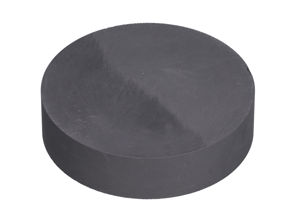 Bloque De Lingote De Grafito Redondo De Alta Pureza, Material Lubricante Resistente Al Desgaste, 120x30 Mm