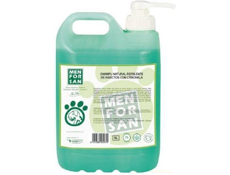 Champú para Perros MEN FOR SAN Repelente De Citronela (5.1L)
