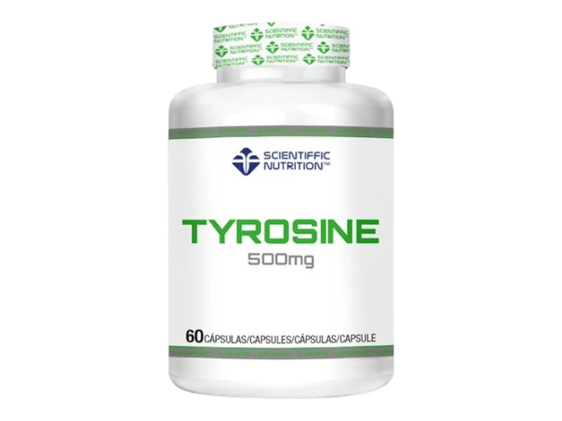 Tirosina 500 mg 60 cápsulas FITNESSZONE