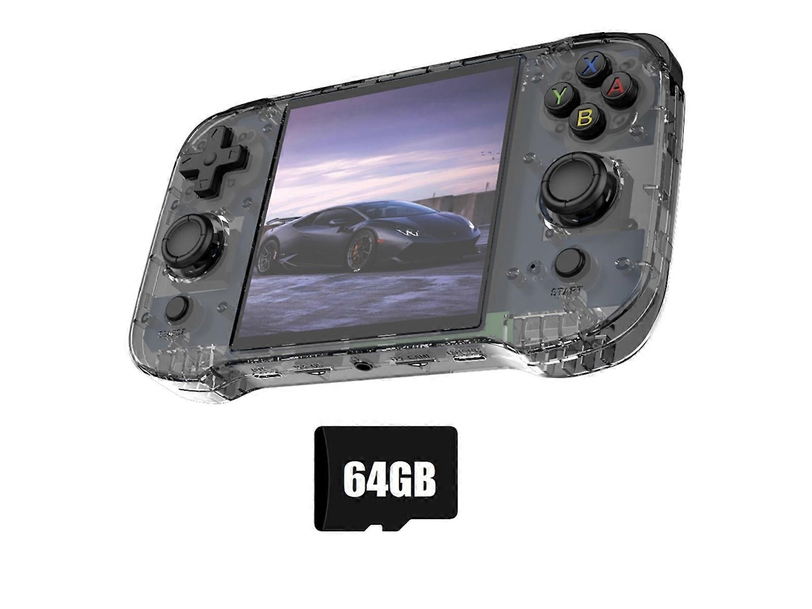Consola De Juegos Portátil Retro R46s De 64 Gb, 15 000 Juegos, 4,0 Pulgadas, Rk3566, Reproductor De Vídeo Portátil Linux Para Gb