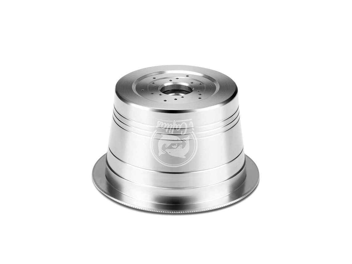 Cápsulas de café reutilizables de acero inoxidable rellenables con cuchara y cepillo para máquinas de espresso K-Fee Otras