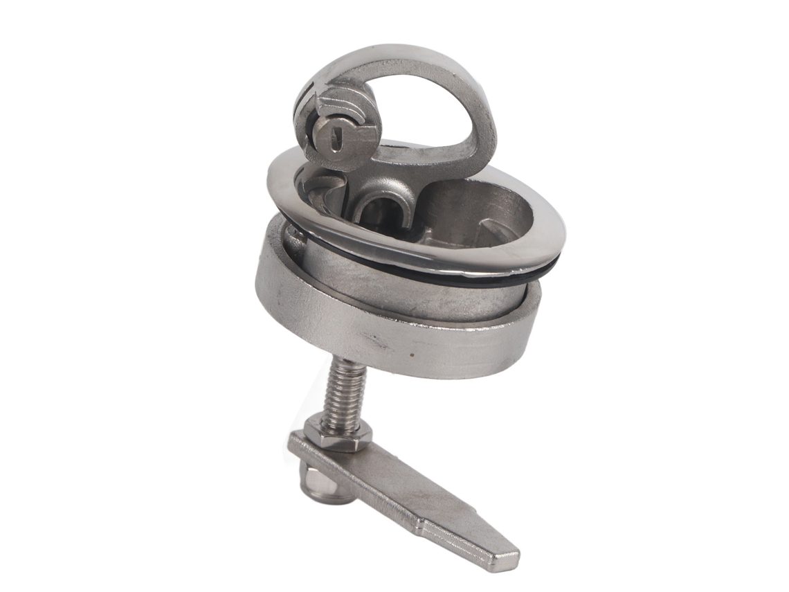 Cerradura De Acero Inoxidable Para Compartimentos De Embarcaciones, Pestillo Empotrado Para Compartimentos Marinos.