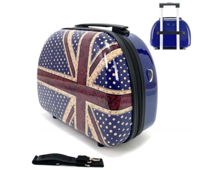 Neceser Para Maletas Equipaje De Mano Cabina Aptas Para Ryanair Vueling Estampado De Inglaterra (Azul) COSHANO
