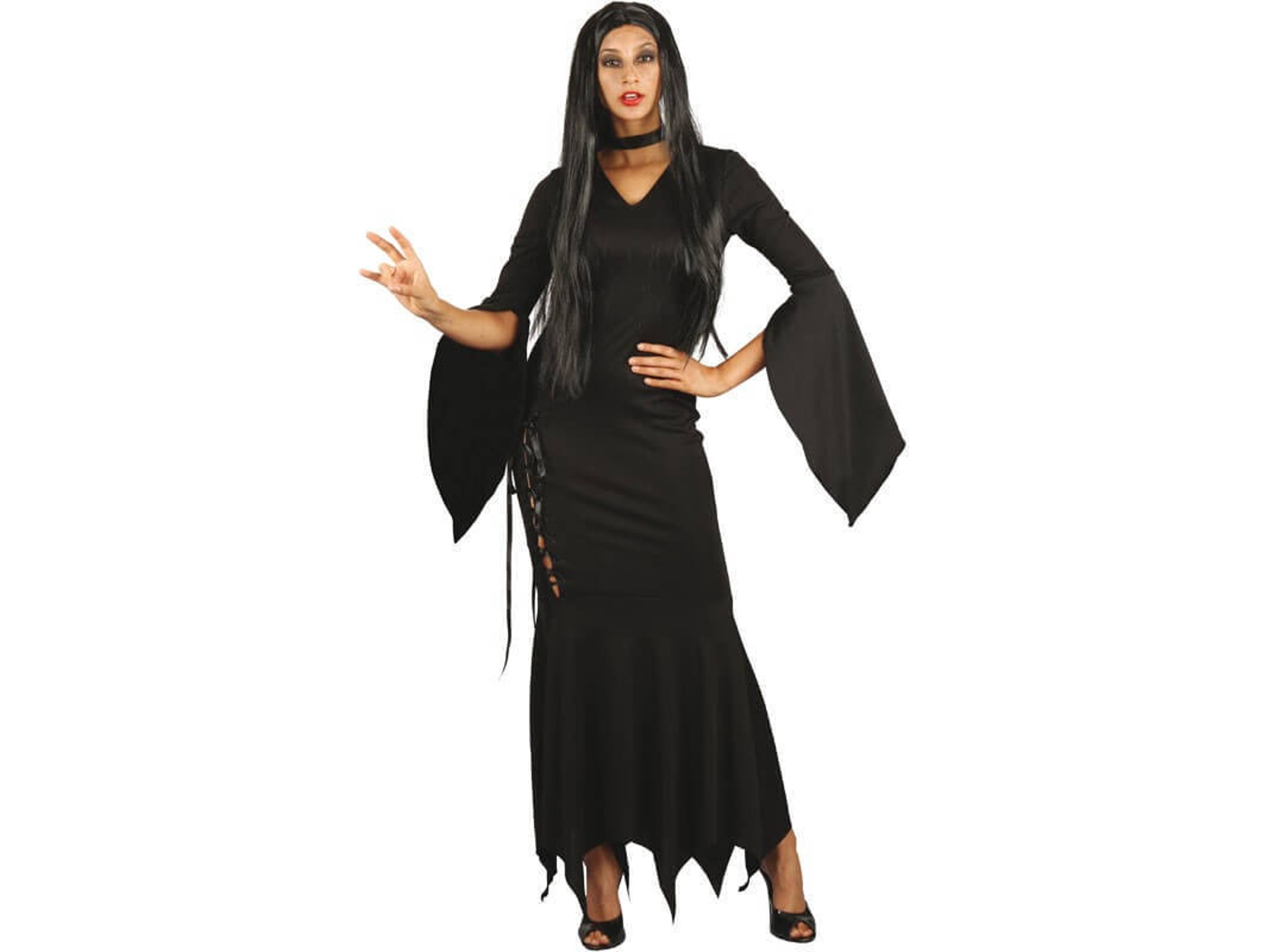 Disfraz de Mujer DISFRAZZES Vampiresa Elegante (Talla: M/L)