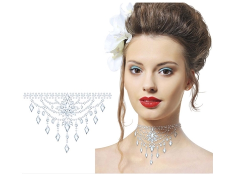 Accesorio GUIRCA Joyas brillantes en el cuello
