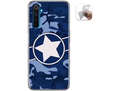 Carcasa Realme 6 Pro TUMUNDOSMARTPHONE Camuflaje 03 Multicolor