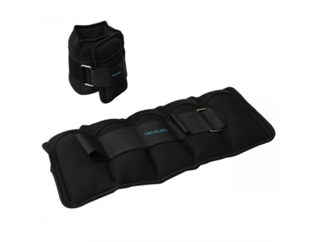 CECOTEC Conjunto de 2 Pesas Ajustables con Velcro para Tobillos y Muñecas. 2 kg