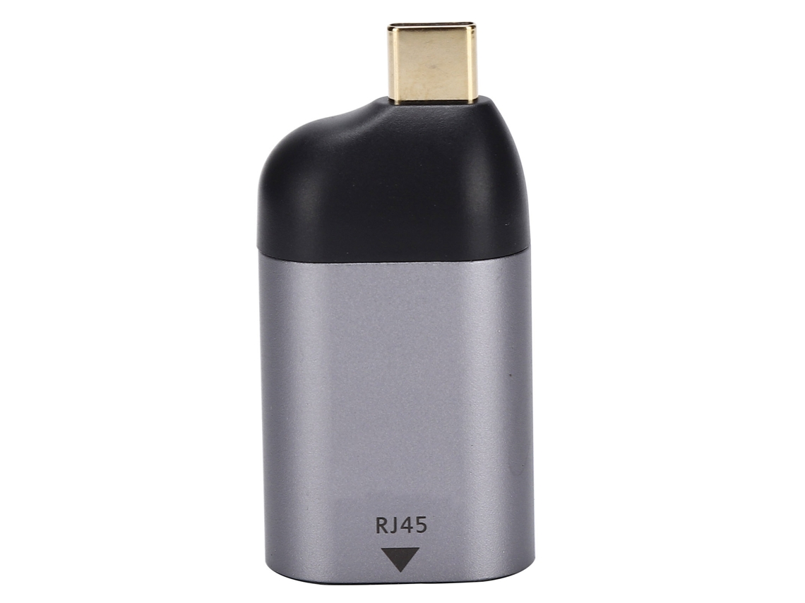 Adaptador De Puerto De Red Usb-c A Gigabit Rj45 Con Carcasa De Aleación De Aluminio Para Windows, Android Y Os X.