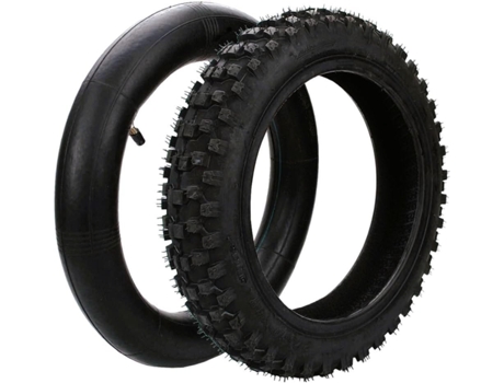 Rueda Neumático con cámara para moto, mini cross, de 2.50-10 Reemplazo goma y tubo Interir Caucho de Butilo Antienvejecimiento COSHANO
